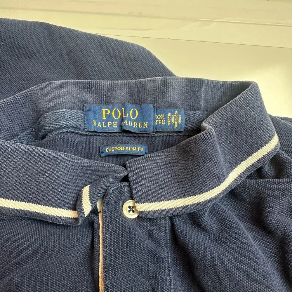 Ralph Lauren Paris Navy Polo Shirt